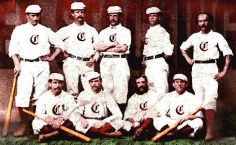 Cincinnati Red Stockings.  1st Professional Baseball Team